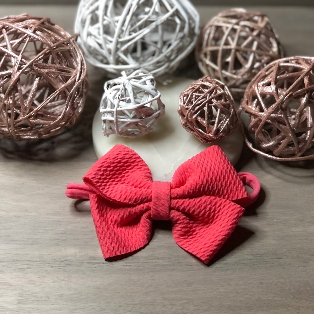 BOW HEADBANDS!! Set of 10 infant bow headbands 🌈 - Picture 3 of 10